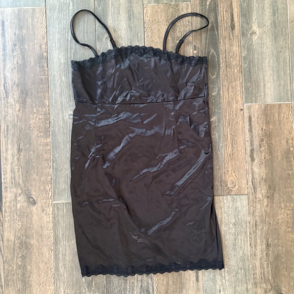 Cotton On Black Spaghetti Strap Slip Dress